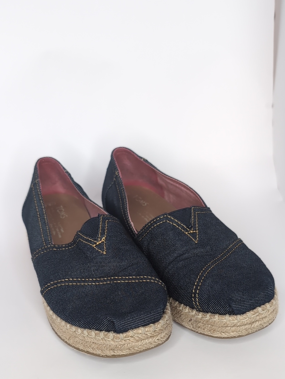 Denim Espadrille Flats